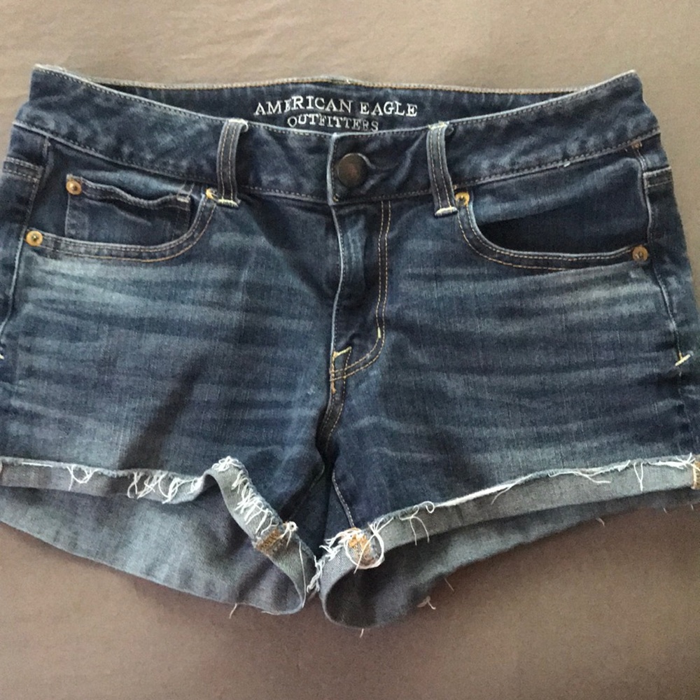 Cutoff denim shorts AEO